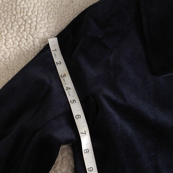 NWT Talbots 2P Navy Blue Velour Blazer Sport Coat - Picture 9 of 16